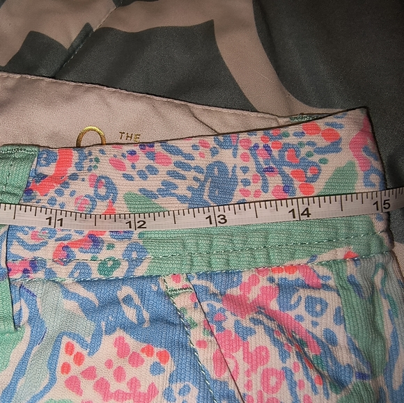 LILLY PULITZER 'Fansea' Minty Fresh Callahan Short Size 0 - Picture 16 of 16